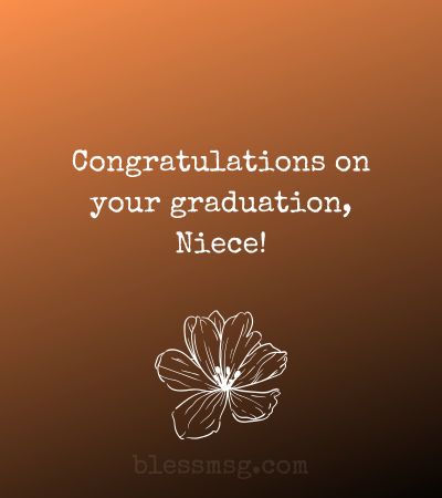 Graduation Wishes for Niece