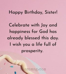 65+ Heart Touching Religious Birthday Wishes for Sister - Messages ...