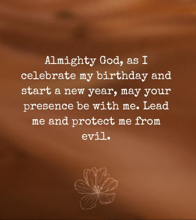 Happy Birthday Prayers for Myself