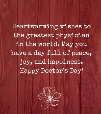 Happy Doctor’s Day Messages