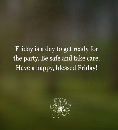 Happy Friday Text Message for Him