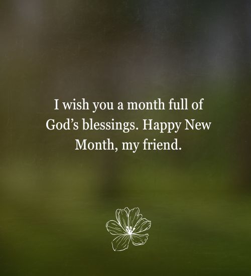 Happy New Month Text Messages for Friends