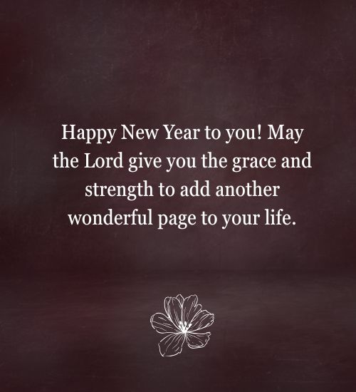 Happy New Year Religious Wishes