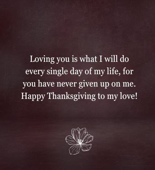 Happy Thanksgiving to My Wife Happy Thanksgiving to My Wife