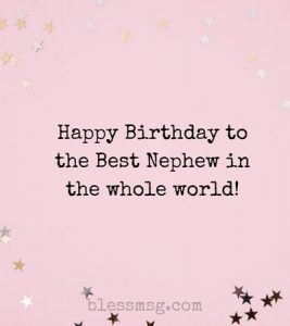 45+ Happy Birthday Nephew Wishes, Messages & Quotes - BlessMsg