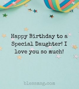 35+ Happy Birthday Wishes for Daughter - BlessMsg