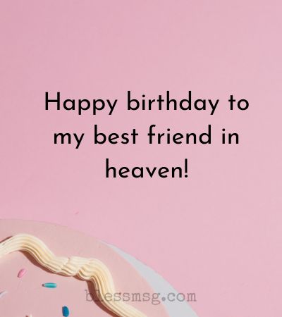 Happy birthday to my best friend in heaven