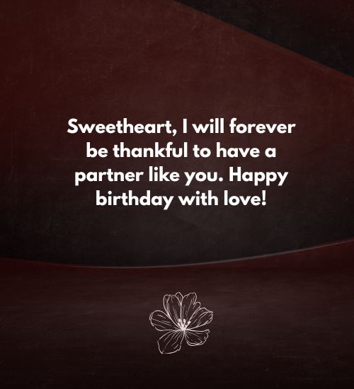 Happy birthday with love