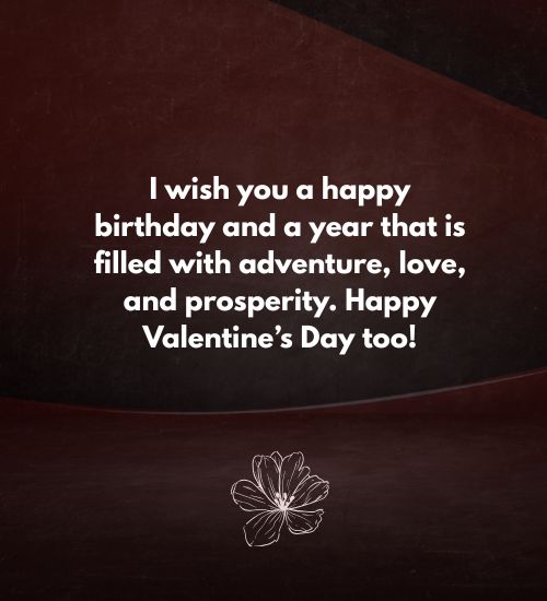 Happy valentines valentine's day birthday wishes