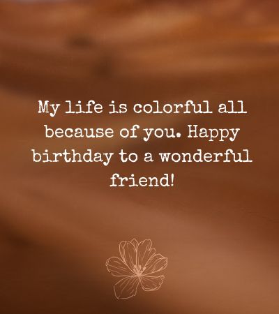 Heart Touching Birthday Wishes for Friend