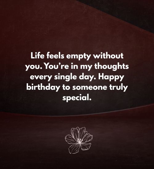 Heart touching birthday wishes for special person