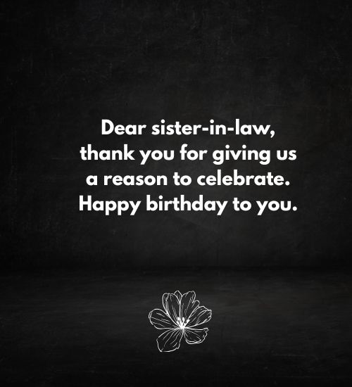 Heartfelt Birthday Messages for Sister-In-Law