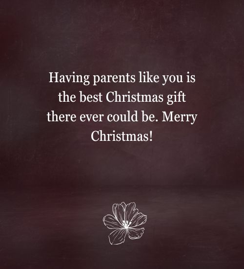 Heartfelt Christmas Messages for Parents