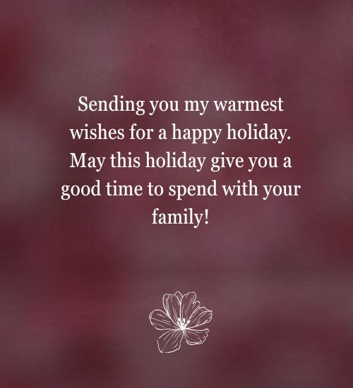 Holiday Wishes