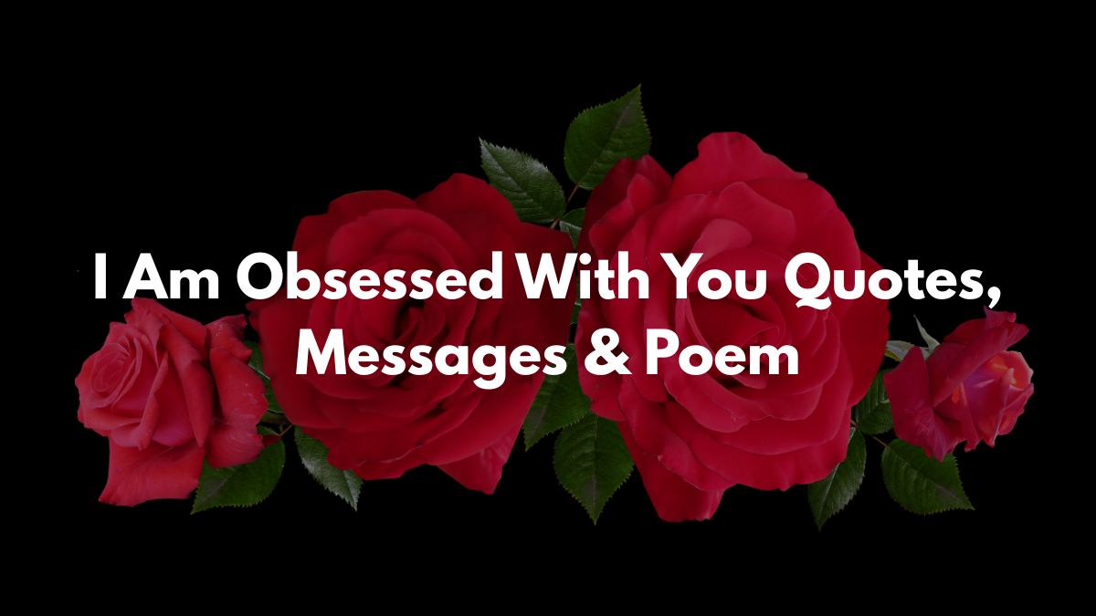 I Am Obsessed With You Quotes, Messages & Poem
