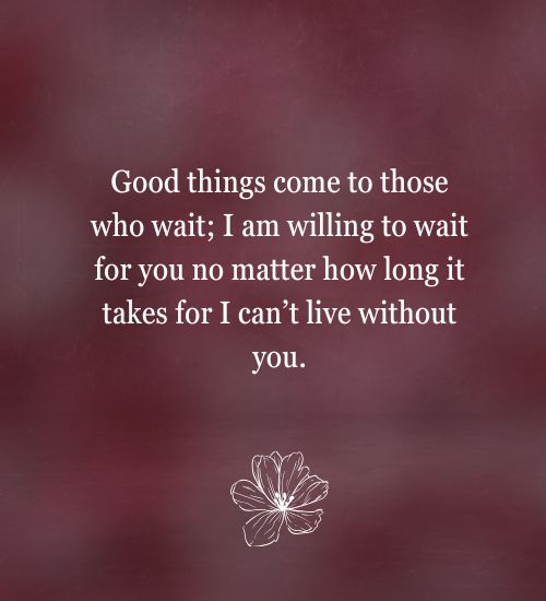 I Can't Live Without You Messages