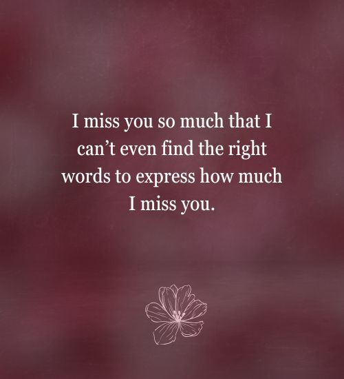 I Miss You Quotes for Boyfriend