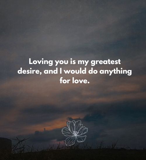 I Will Do Anything for You Quotes