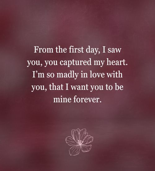 I'm Madly in Love with You Messages