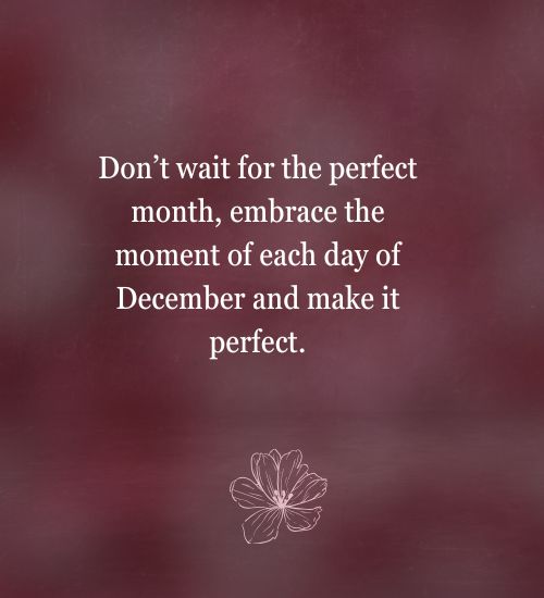 Inspirational Quotes for December