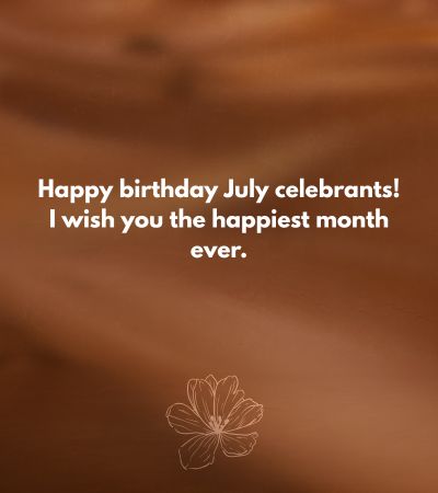 July Birthday Captions