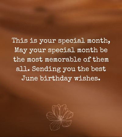 June Birthday Quotes