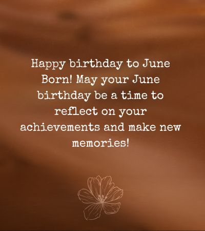 June happy birthday