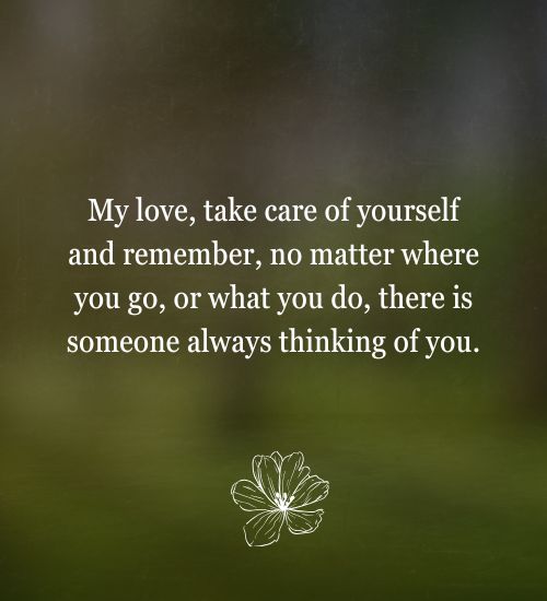 Long Take Care Messages for girlfriend