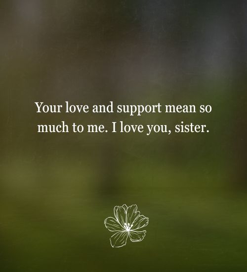 Love Message to Sister