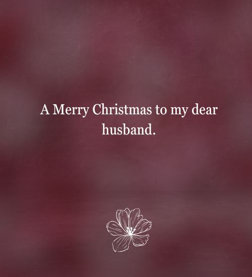 Christmas Messages for Husband