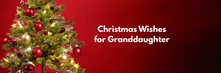 Merry Christmas Wishes for granddaughter