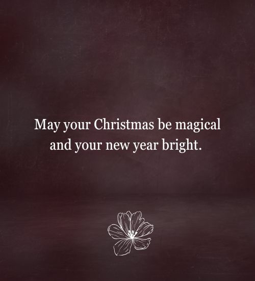 Merry Christmas and Happy New Year Messages