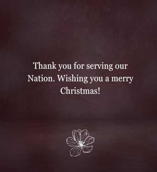 Military Christmas Message