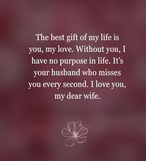 Missing you wife quotes
