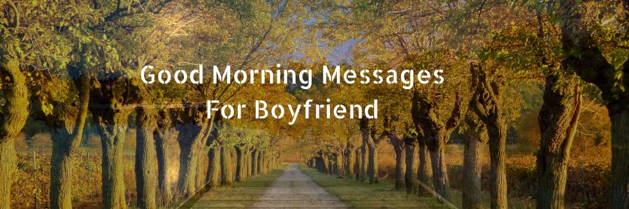 Morning Messages For Boyfriend