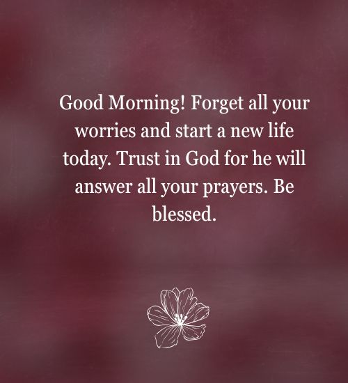 Morning Prayer Messages