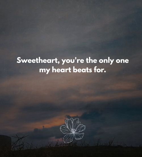 My Heart Beats for You Message