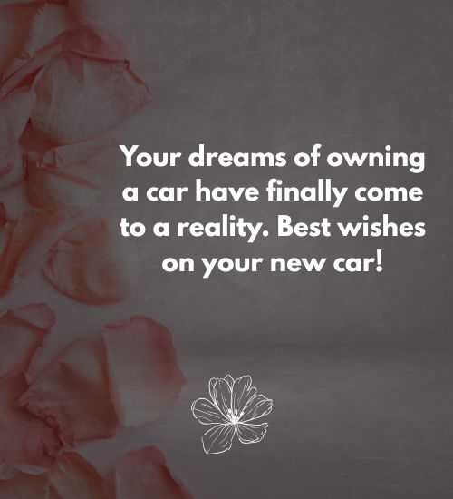 New Car Wishes