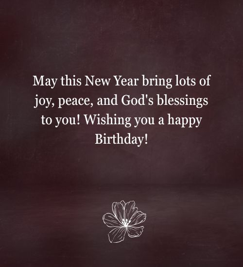 New Year Birthday Wishes