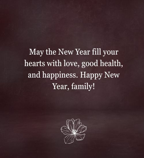 New Year Greetings for Family New Year Greetings for Family