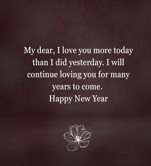 New Year Quotes to Boyfriend