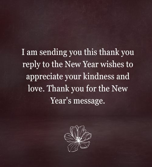 New Year Thank You Message New Year Thank You Message