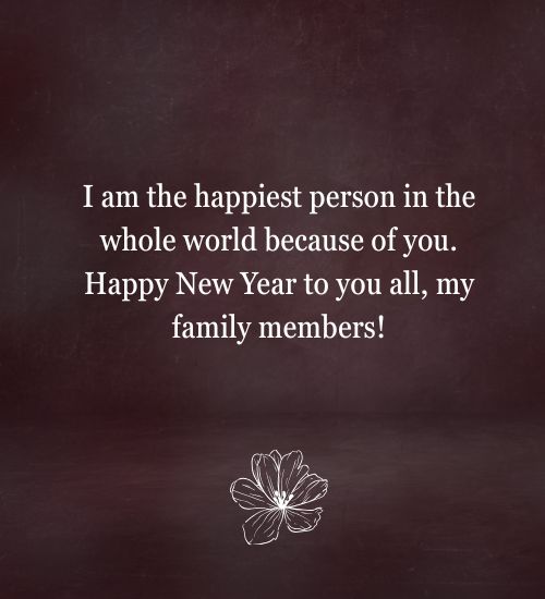 New Year Wishes for Family Members New Year Wishes for Family Members