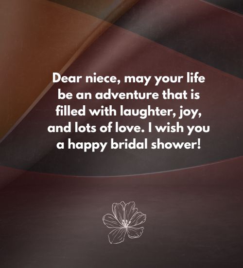 Niece Bridal Shower Wishes