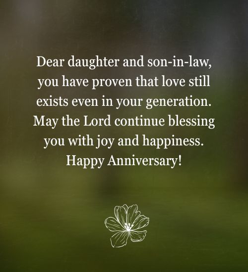Religious Anniversary Wishes for Daughter and Son-in-Law Religious Anniversary Wishes for Daughter and Son-in-Law
