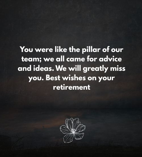 Retirement Farewell Message to Coworkers