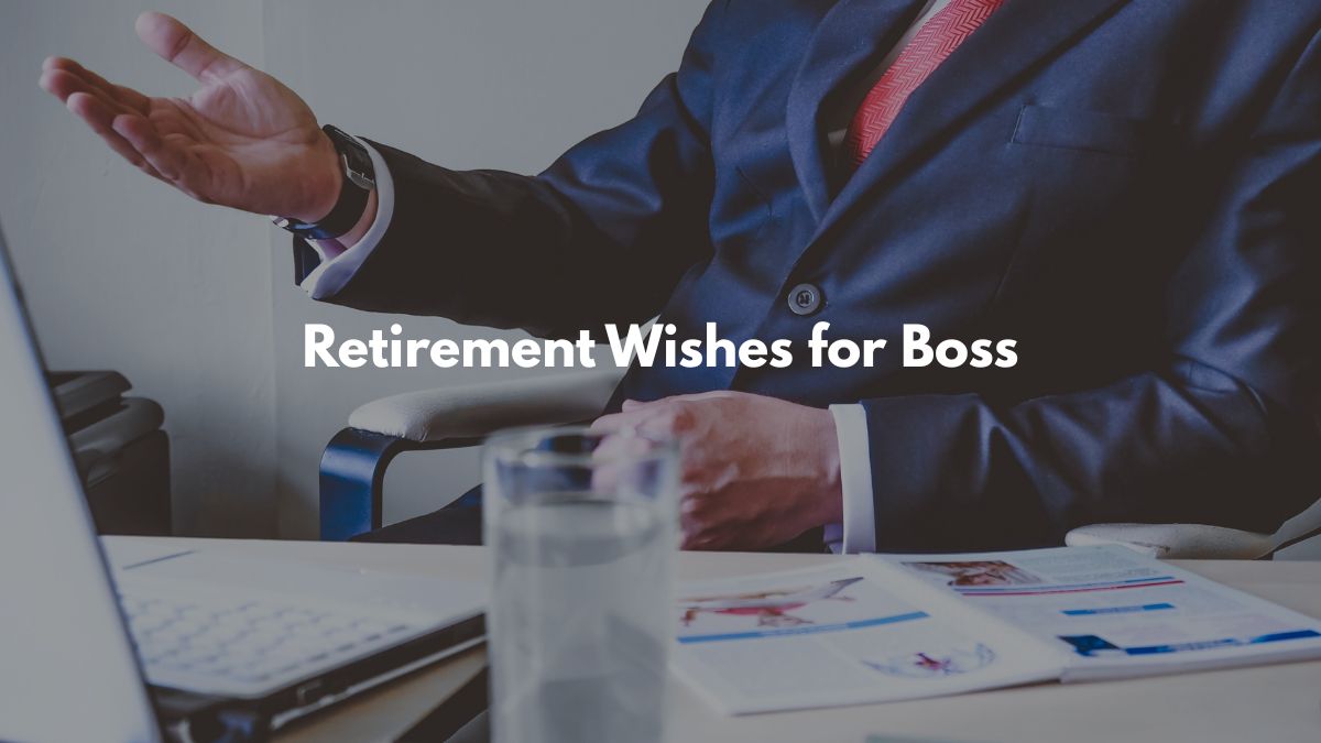 Retirement Wishes for Boss