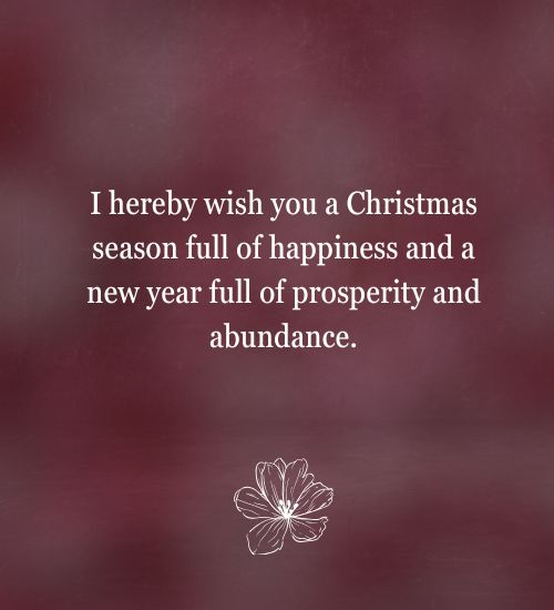 Short Christmas Greetings
