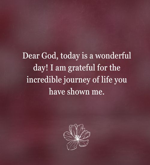 Short Prayer Thanking God