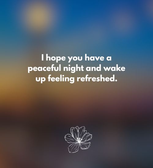 Spiritual Good Night Messages